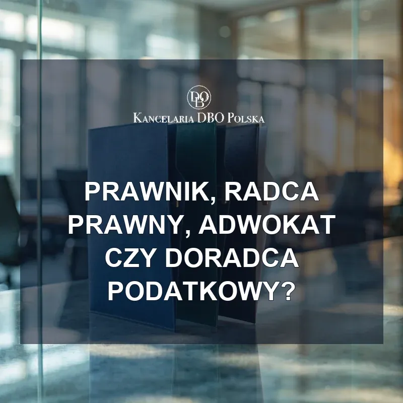 Prawnik, radca prawny, adwokat czy doradca podatkowy?