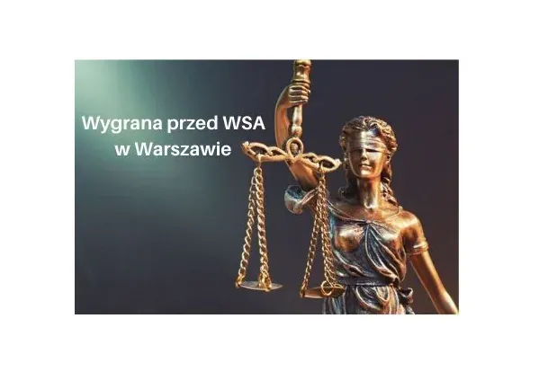 Wygrana przed WSA w Warszawie